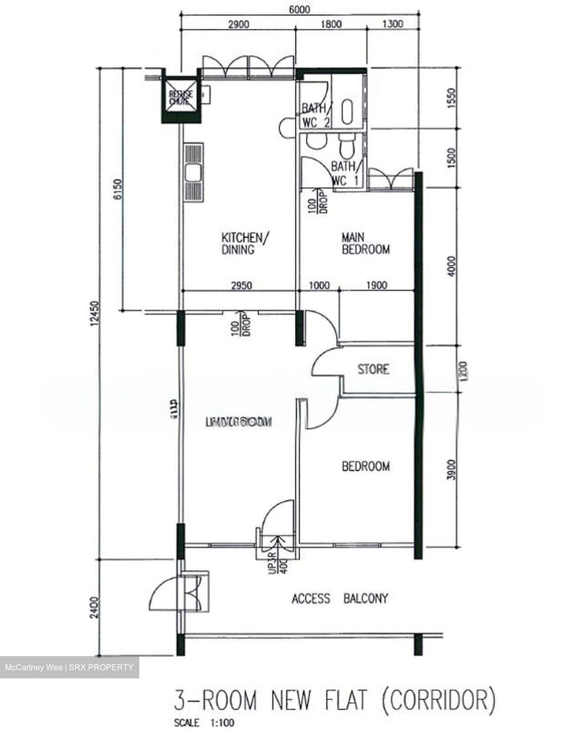 Blk 530 Jurong West Street 52 (Jurong West), HDB 3 Rooms #531062911